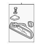 76430S5DA01ZA - : Mirror Inside for Honda Image