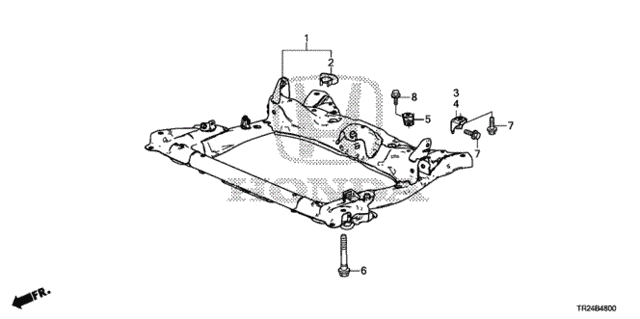 Front Sub Frame for 2013 Honda Civic #0