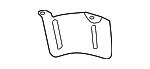 MN120703 - Fuel System: Rear Shield for Mitsubishi Image