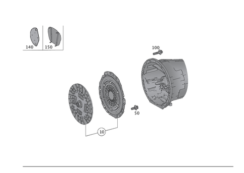 Clutch for 2014 Mercedes-Benz SLK55 AMG #0