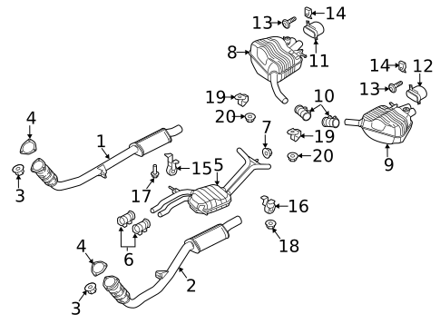 Exhaust Components for 2013 Audi RS5 #0