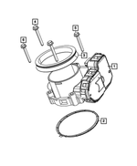 6508671AA - Fuel: Hex Screw And Washer for Mopar Image