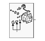 38810RP3305 - : Compressor for Honda: Fit Image
