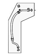 80311TF0003 - HVAC: Suction Hose for Honda: Fit Image