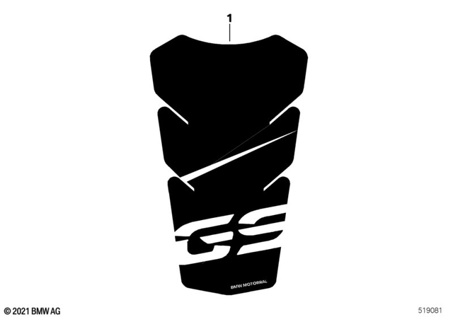 77311690236 - Design: Tank Pad for BMW-Motorrad Image