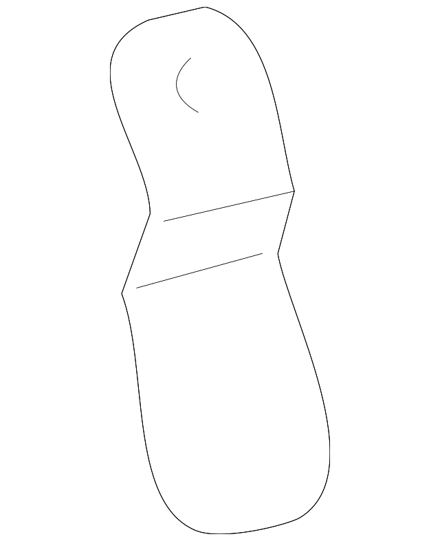 Head Air Bag Bracket - BMW (72128227993)
