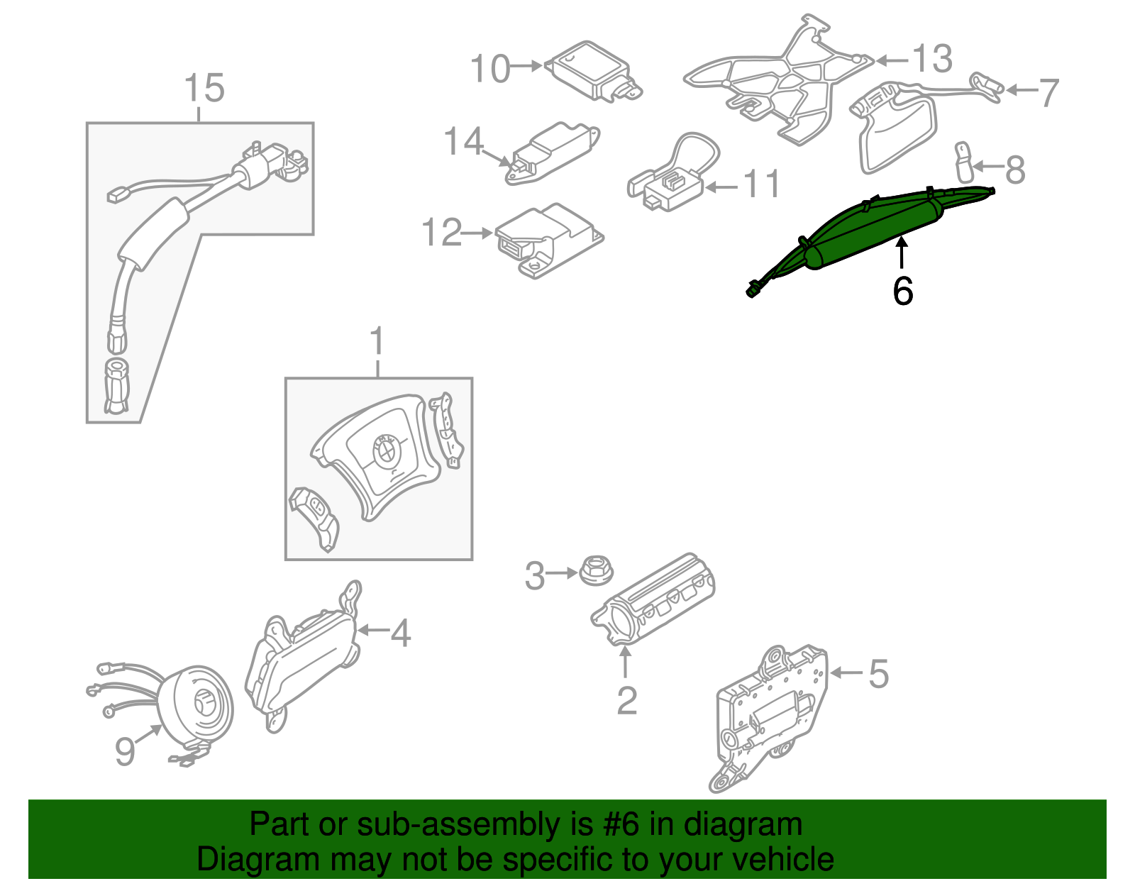 Side Impact Inflator Module - BMW (72-12-7-000-009)
