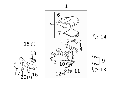 Power Seats for 2012 Mazda 6 #1