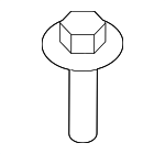 RYG500900 - Engine: Air Cleaner Assembly Screw for Land-Rover Image