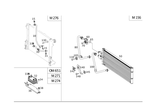 Transmission Cooling for 2012 Mercedes-Benz C350 #0