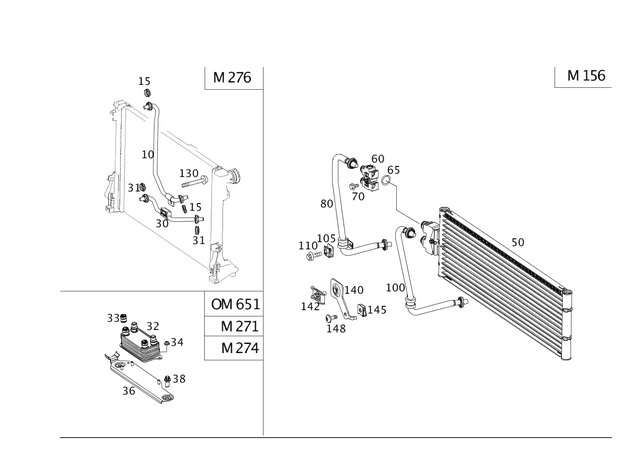 2042701227 - : Oil Line for Mercedes-Benz Image