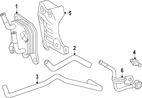 Trans Oil Cooler for 2023 Toyota Highlander #0