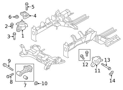 Engine & Trans Mounting for 2019 Hyundai Elantra GT #0