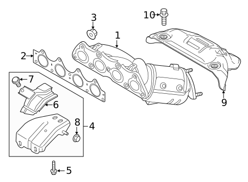 Exhaust Manifold for 2020 Kia Rio #0