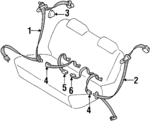 K01F57761H70 - Electrical: Belt &amp; Retractor for Kia: Sportage Image