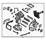 97205J3020 - HVAC: AC &amp; Heater Assembly for Hyundai: Veloster Image