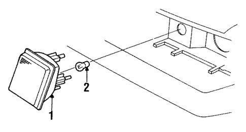 Park Lamps for 1991 Lincoln Mark VII #0