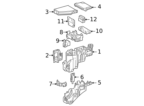 Fuse & Relay for 2024 Toyota Sienna #0