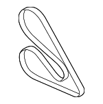 11287838226 - Cooling System: Alternator Belt for BMW: M5, M6 Image