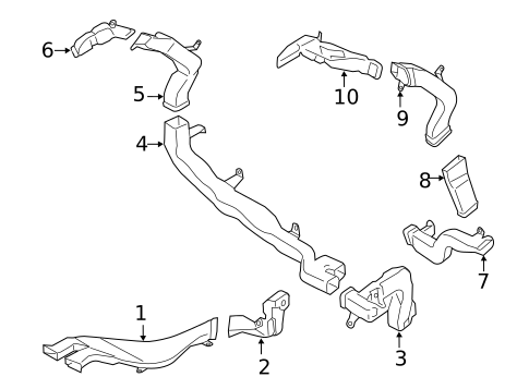 Ducts for 2021 BMW X7 #1