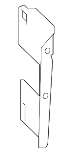 76037EZ10B - : Hinge Cover for Nissan: TITAN, TITAN XD Image