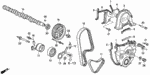 11811PT0000 - Engine: RUBBER, TIMING BELT SEAL (LOWER) for Honda Image