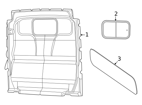 Partition Panel for 2025 Ram ProMaster EV #0