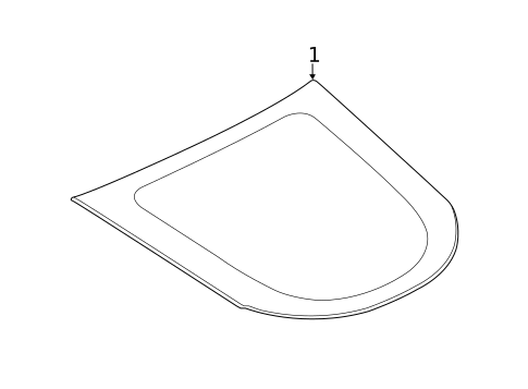 Glass - Lift Gate for 2020 Jaguar F-Type #0