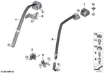 72115A54A27 - : Upper Belt Rear Left for BMW Image
