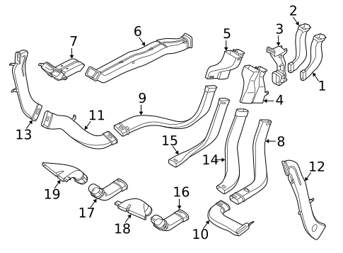 Ducts for 2025 Volvo XC60 #0