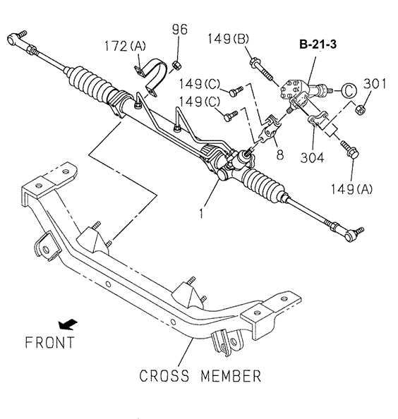 P.S. Gear Box (1) for 2002 Honda Passport #0