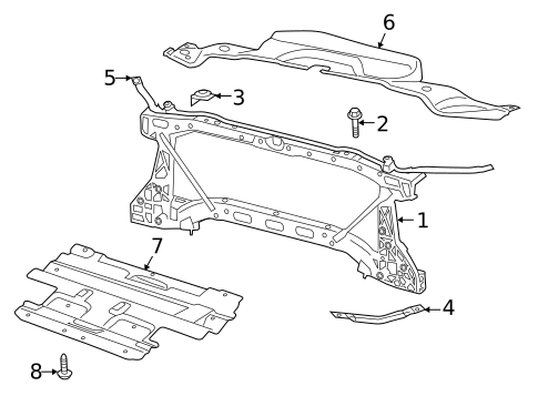 Radiator Support for 2025 Ram 2500 #0
