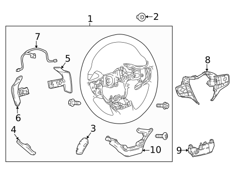 Steering Wheel & Trim for 2024 Lexus LS500h #0