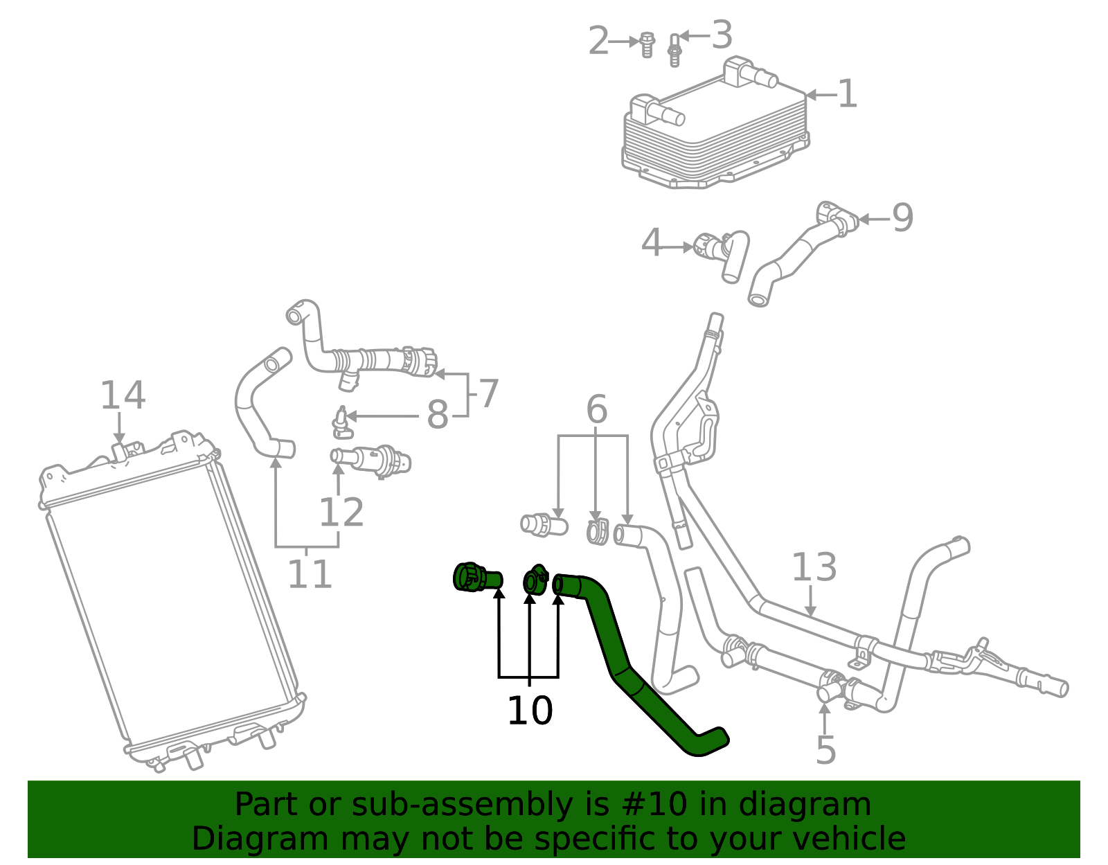 2020-2025 Chevrolet Corvette F (S)Hose 85136666 | Capital Chevy Parts