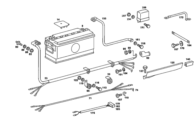 15461841 - : Cable Connector for Mercedes-Benz Image
