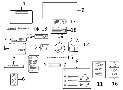Labels for 2007 Saab 9-5 #0