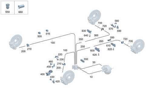 Brake Lines for 2025 Mercedes-Benz SL43 AMG #0