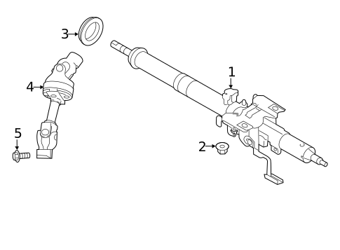 Steering Column Assembly for 2023 Subaru Outback #0