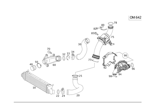 Charge Air Cooling for 2012 Mercedes-Benz S350 #0