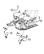68088159AA - Electrical: Power Seat Wiring for Dodge: Nitro | Jeep: Liberty Image