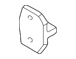 4D0837035B - Body: Door Lock Striker Plate for Audi Image