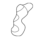 8A0839821 - Body: Handle, Outside Clip for Audi: 90, 90 Quattro, A4, A4 Quattro, A8, A8 Quattro, S4, S8 Image