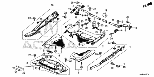 Engine Room Cover for 2018 Acura NSX #0