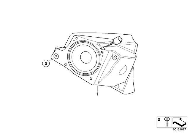 46632325999 - Audio, Navigation, Information Systems: Flanged Cap Screw - M5X20 sw for BMW-Motorrad Image
