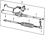 5776021000 - : 1986-1989 Hyundai Excel - Inner Tie Rod for Hyundai: Excel Image