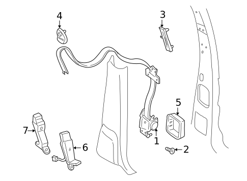 Front Seat Belts for 1999 Dodge Durango #0