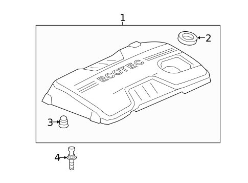 Engine Appearance Cover for 2014 Chevrolet Malibu #0