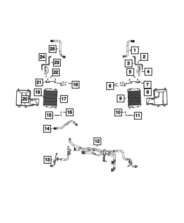 68764431AA - : Radiator Support Bracket for Mopar Image