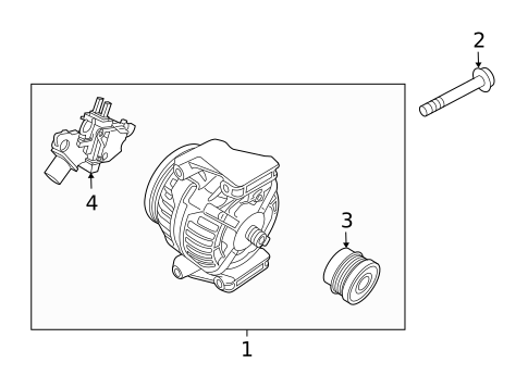 Alternator for 2010 Saab 9-3X #0