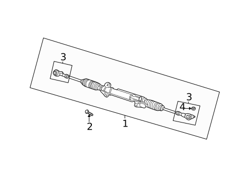 Steering Gear & Linkage for 2002 Dodge Caravan #0